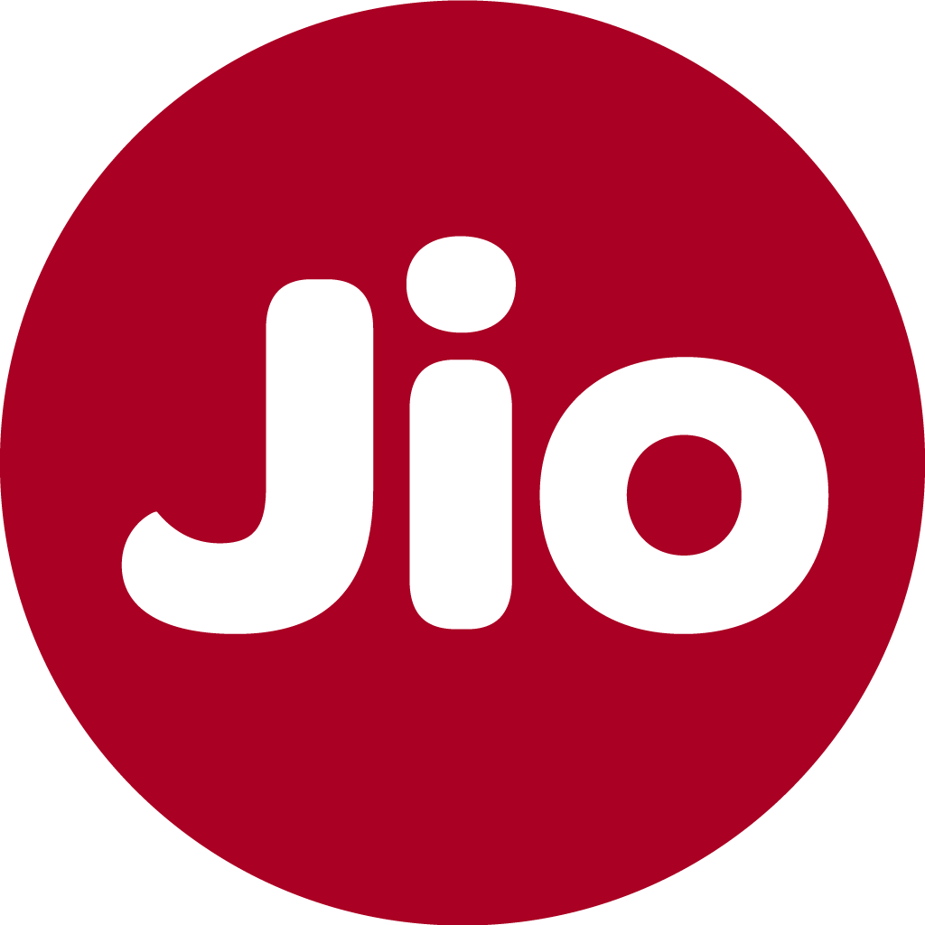 Jio telecommunications company logo